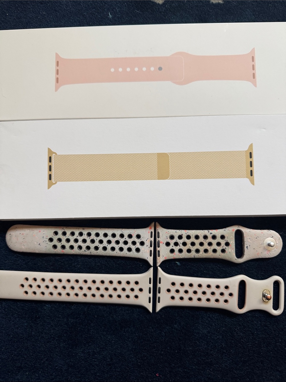 Bundle of 4 Apple Watch 44MM s/m bands